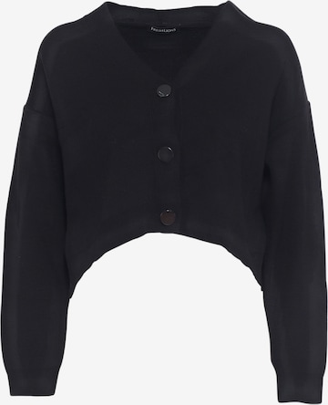 FRESHLIONS Knit Cardigan 'Aylen' in Black: front