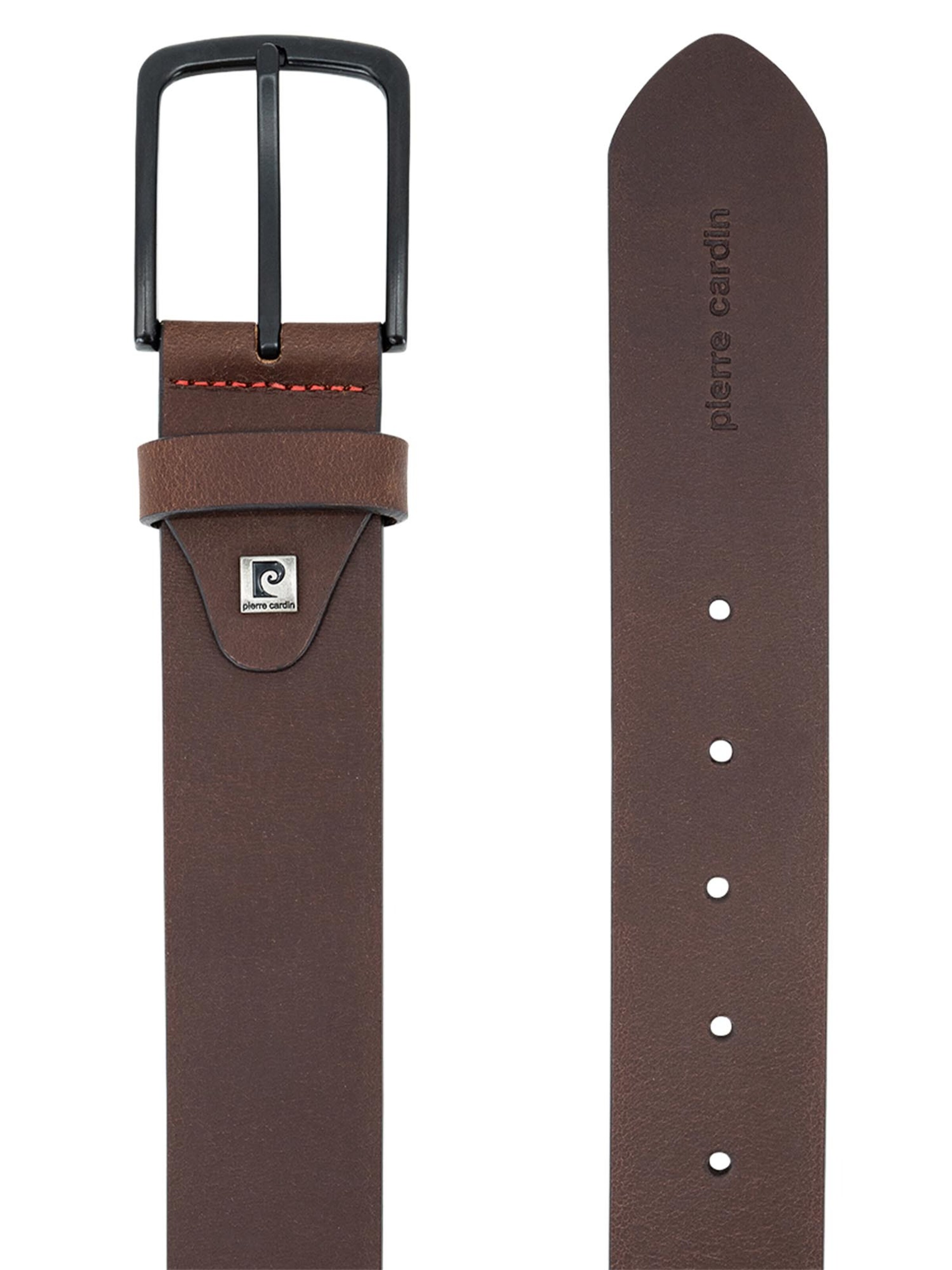 PIERRE CARDIN Gürtel 'Basic'‌‌‌‌‌ in Braun