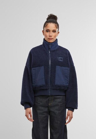 Karl Kani Jacke in Blau: Vorderseite