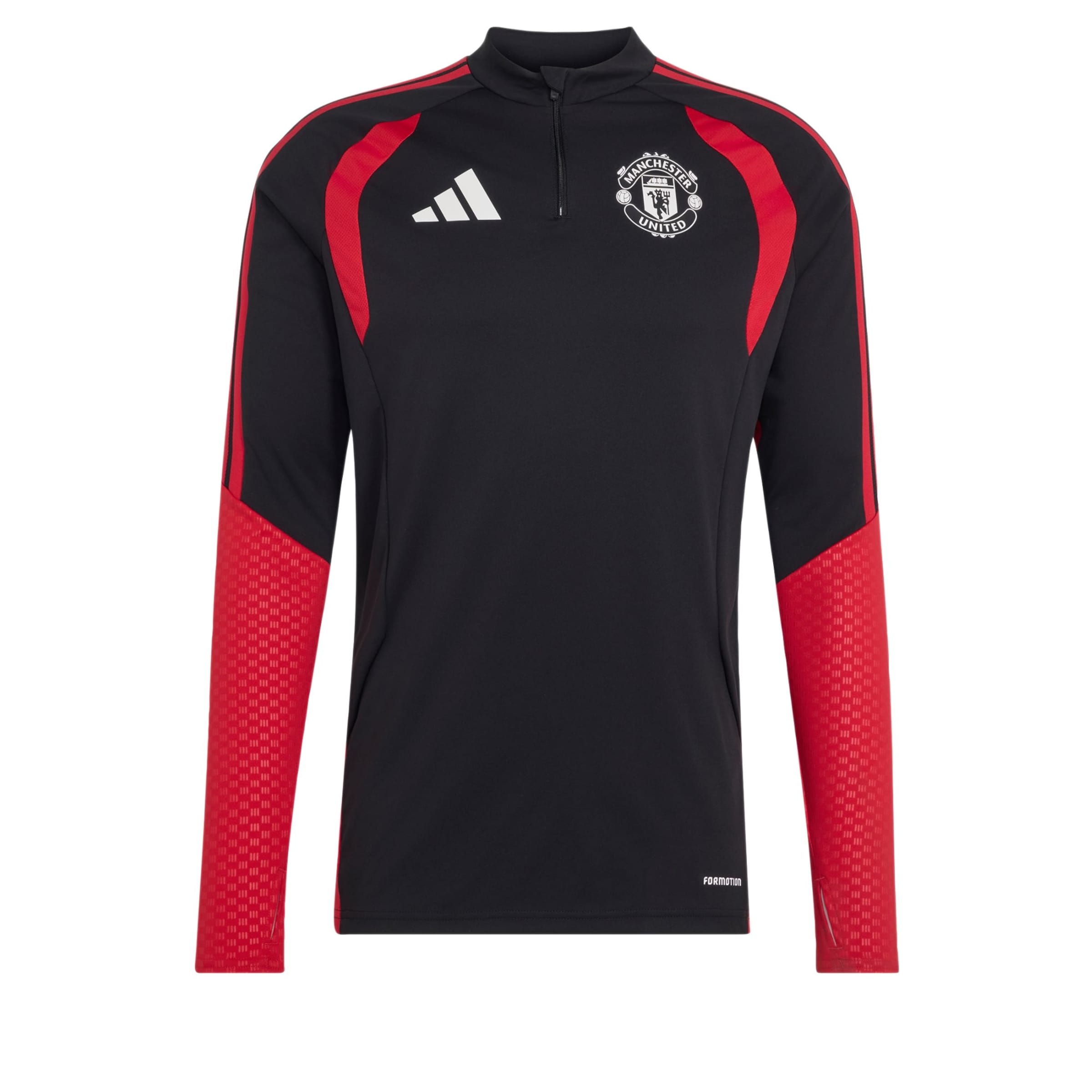 ADIDAS PERFORMANCE - Camiseta funcional 'Manchester United 26/27 Tiro' en negro: frente