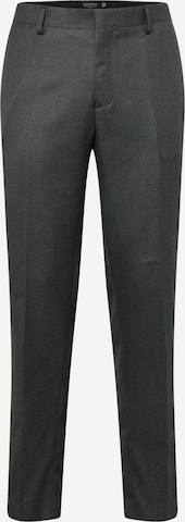 BURTON MENSWEAR LONDON Обычный Плиссированные брюки в Серый: спереди