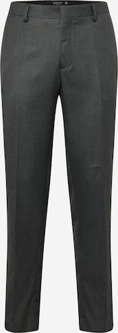 Regular Pantalon à plis BURTON MENSWEAR LONDON en gris : devant