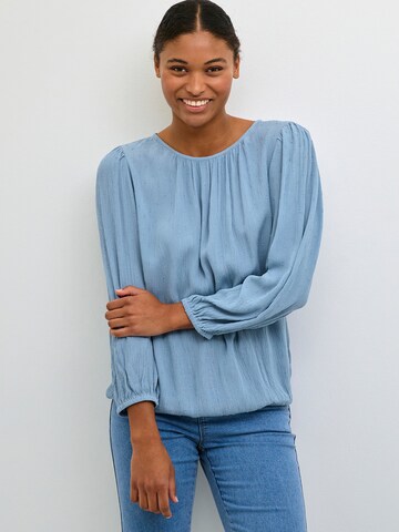 Kaffe - Blusa 'Wilma' en azul: frente