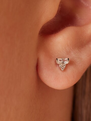 Boucles d'oreilles Lucardi en argent