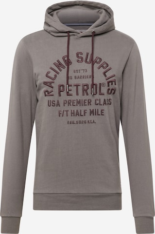 Petrol Industries Sweatshirt in Grijs: voorkant