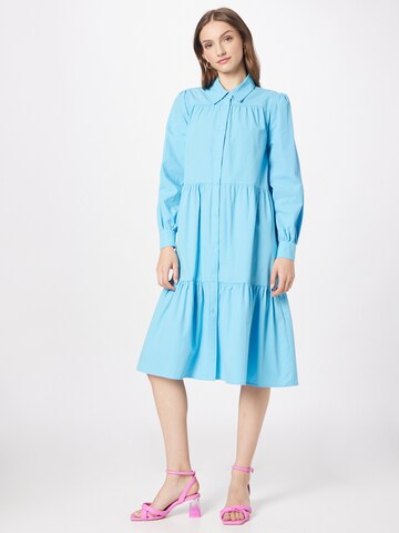 NA-KDKošulja haljina - plava boja: prednji dio