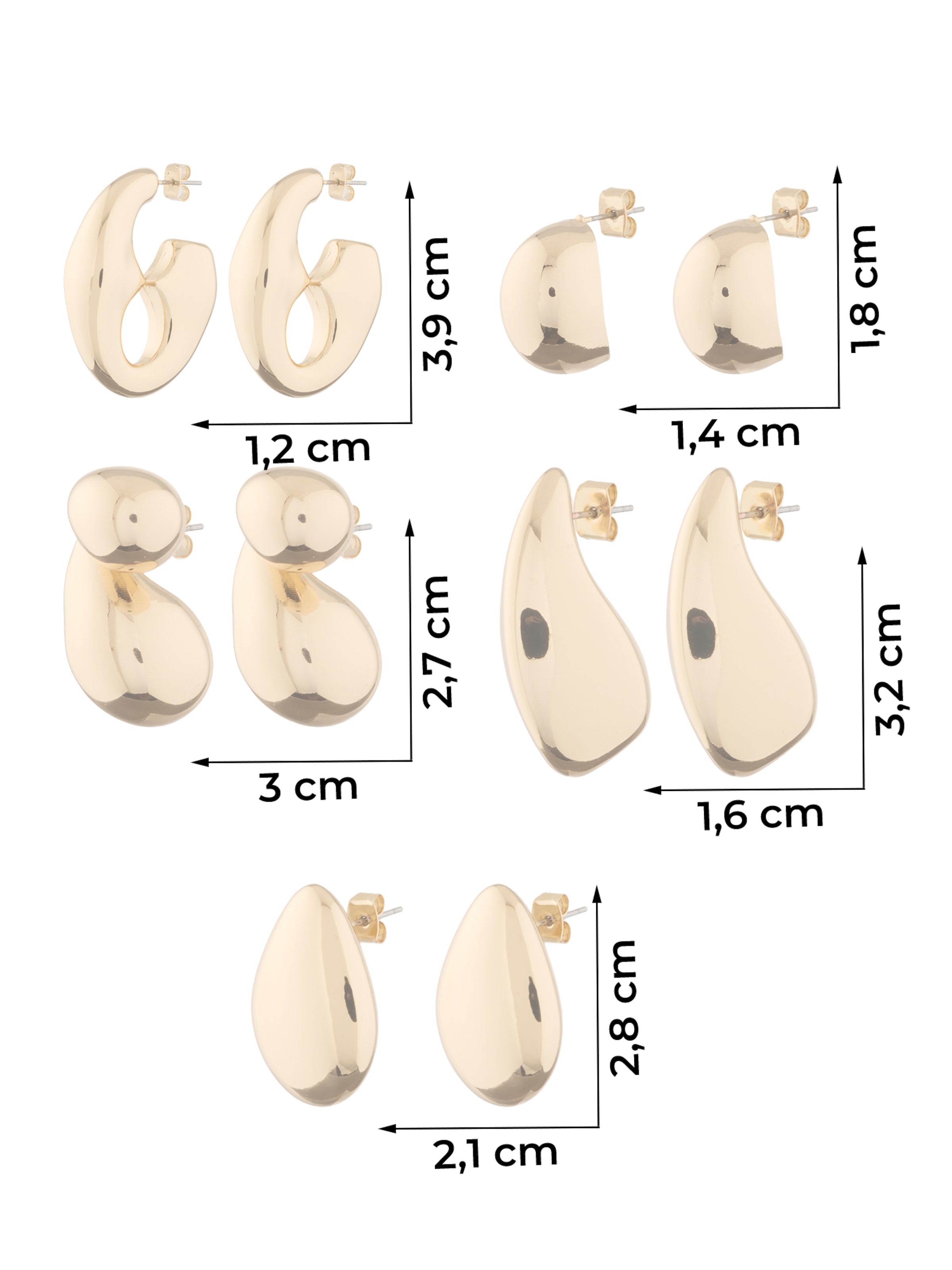 studioselect Серьги в Золотой