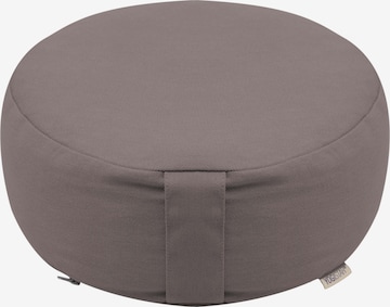 YOGISTAR.COM Pillow 'Dhyana' in Brown: front