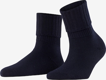 FALKE Socken 'Striggings Rib' in Blau: Vorderseite