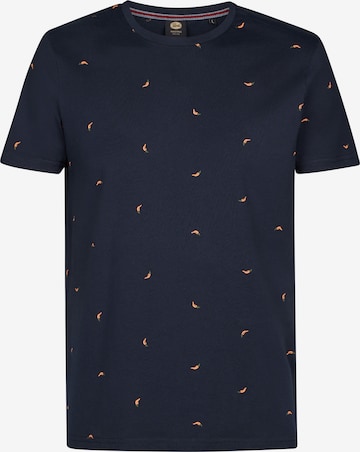 Petrol Industries T-shirt i blå: framsida