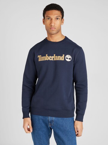 TIMBERLAND Sweatshirt in Blauw: voorkant