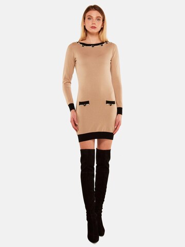 TOOche Dress 'Classy Vintage' in Beige: front