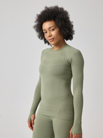 SNOCKS Functioneel shirt in Groen: voorkant