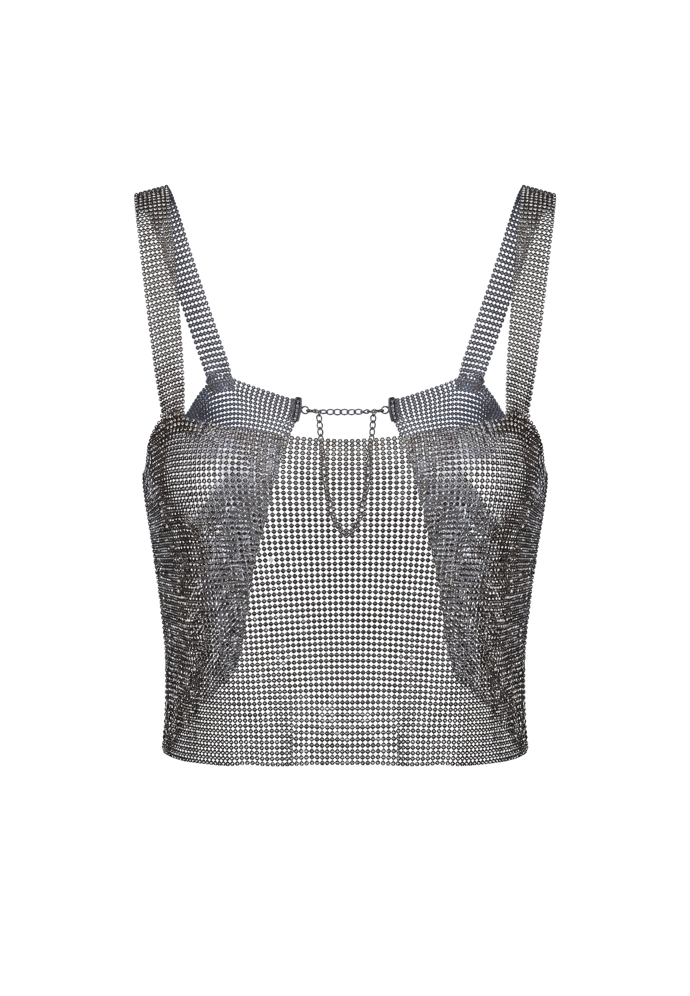 faina - Top en gris: frente