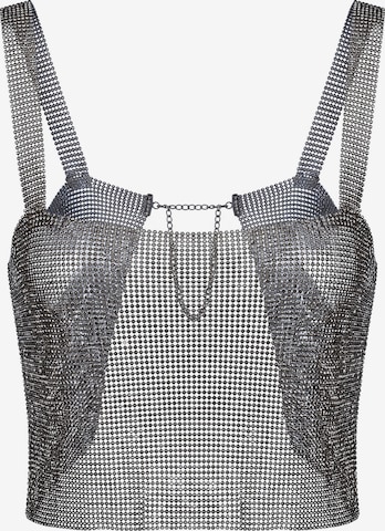 faina - Top en gris: frente