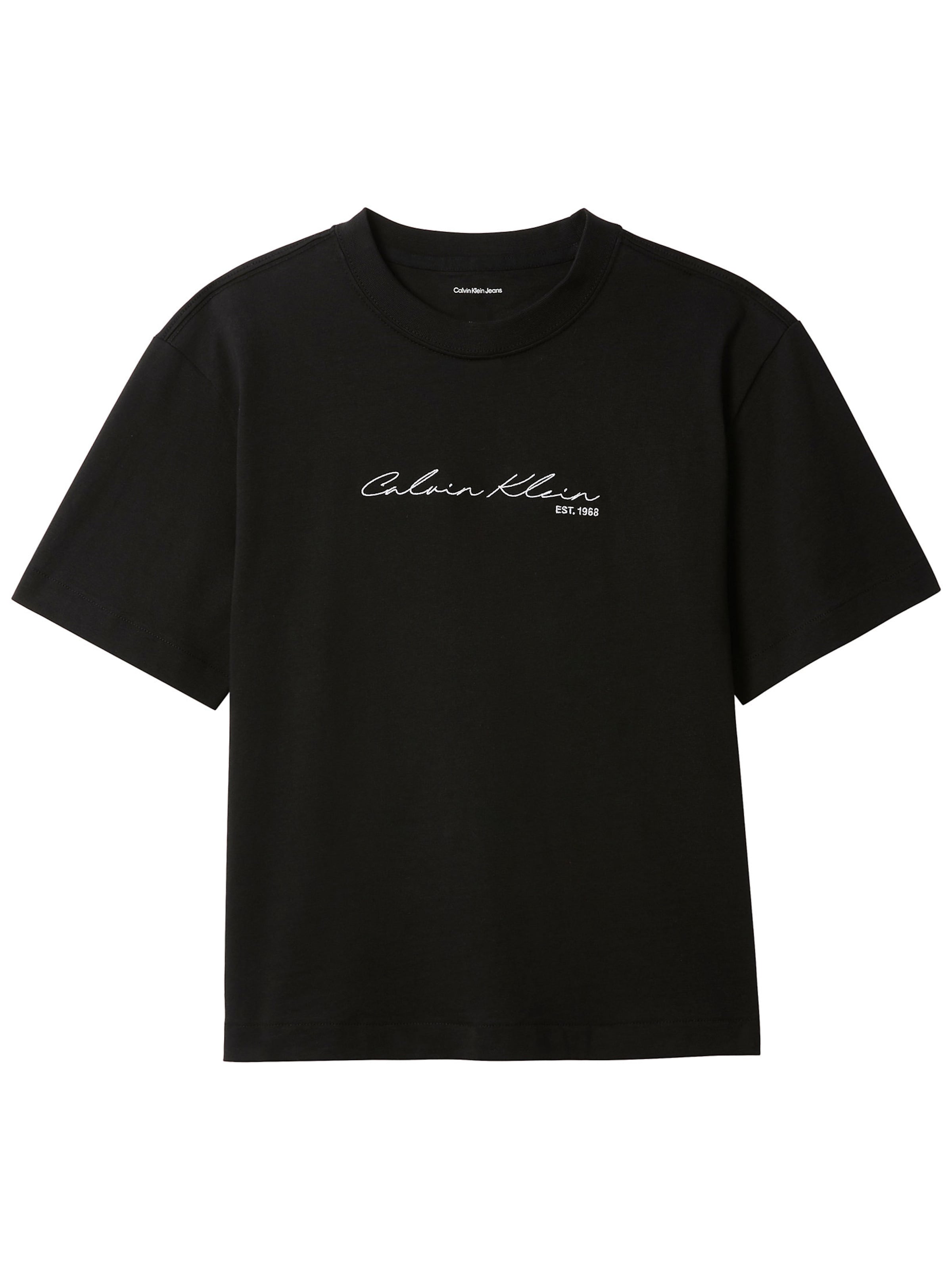 Calvin Klein Jeans Футболка в Черный: спереди