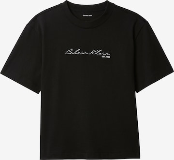 Calvin Klein JeansMajica - crna boja: prednji dio