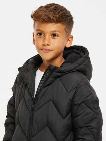 Threadboys Mantel 'Gandey' in Schwarz