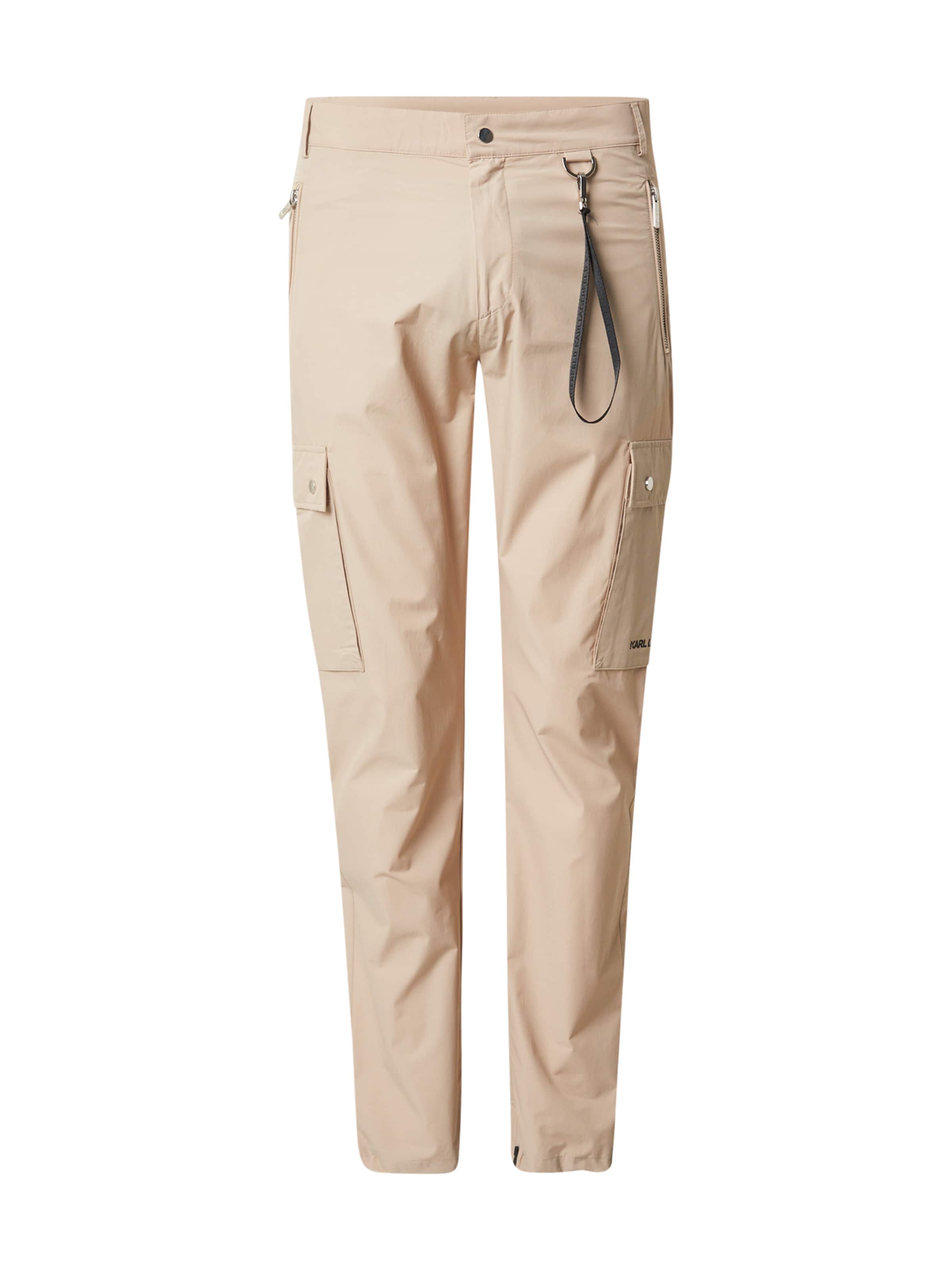 Karl Lagerfeld Tapered Cargo trousers in Beige: front