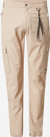Karl Lagerfeld Tapered Gargohousut värissä beige: etupuoli