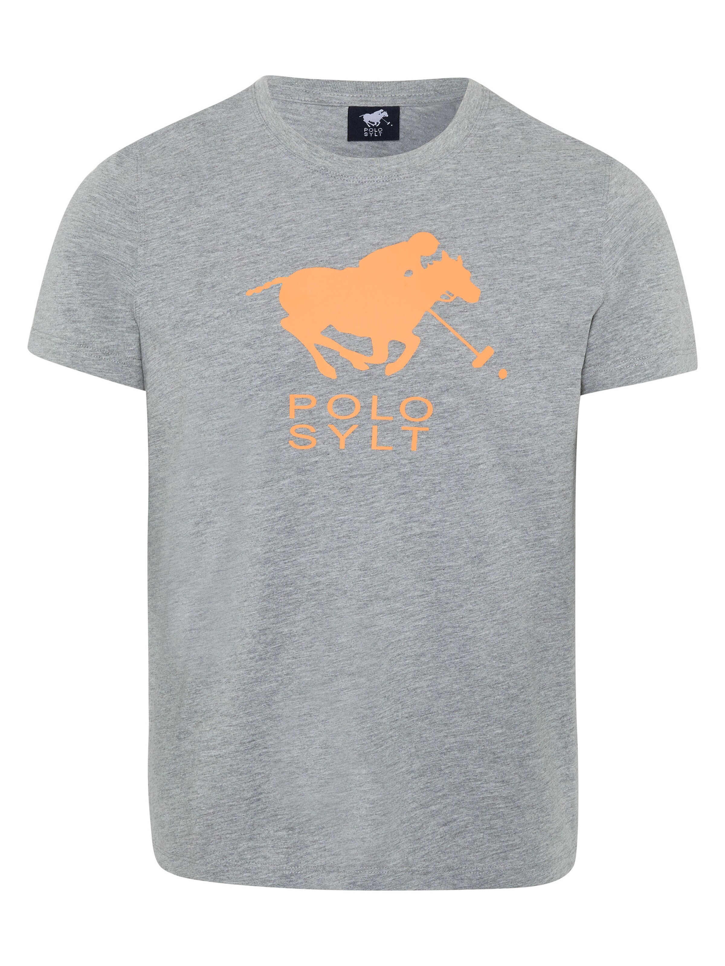Polo Sylt Shirt in Grey: front