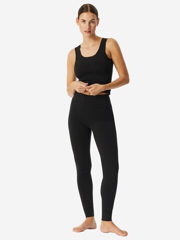 SCHIESSER Regular Leggings in Schwarz: Vorderseite