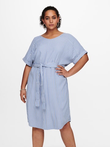 Robe ONLY Carmakoma en bleu : devant