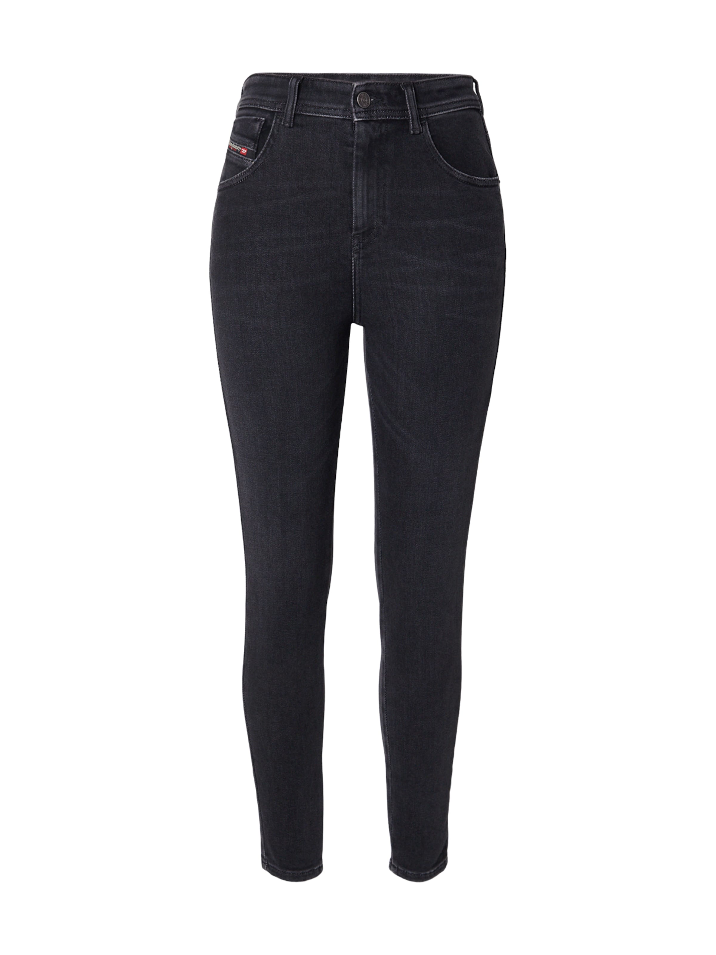 DIESEL - Skinny Vaquero '1984 SLANDY' en negro: frente