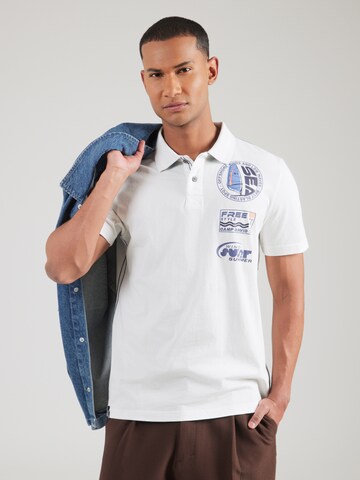 CAMP DAVID - Camiseta en beige: frente