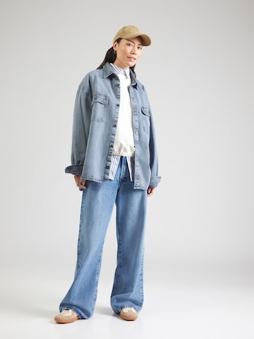 Sweat-shirt 'KEITH' NAPAPIJRI en blanc