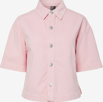 Bluză 'PCSKY' de la PIECES pe roz: față