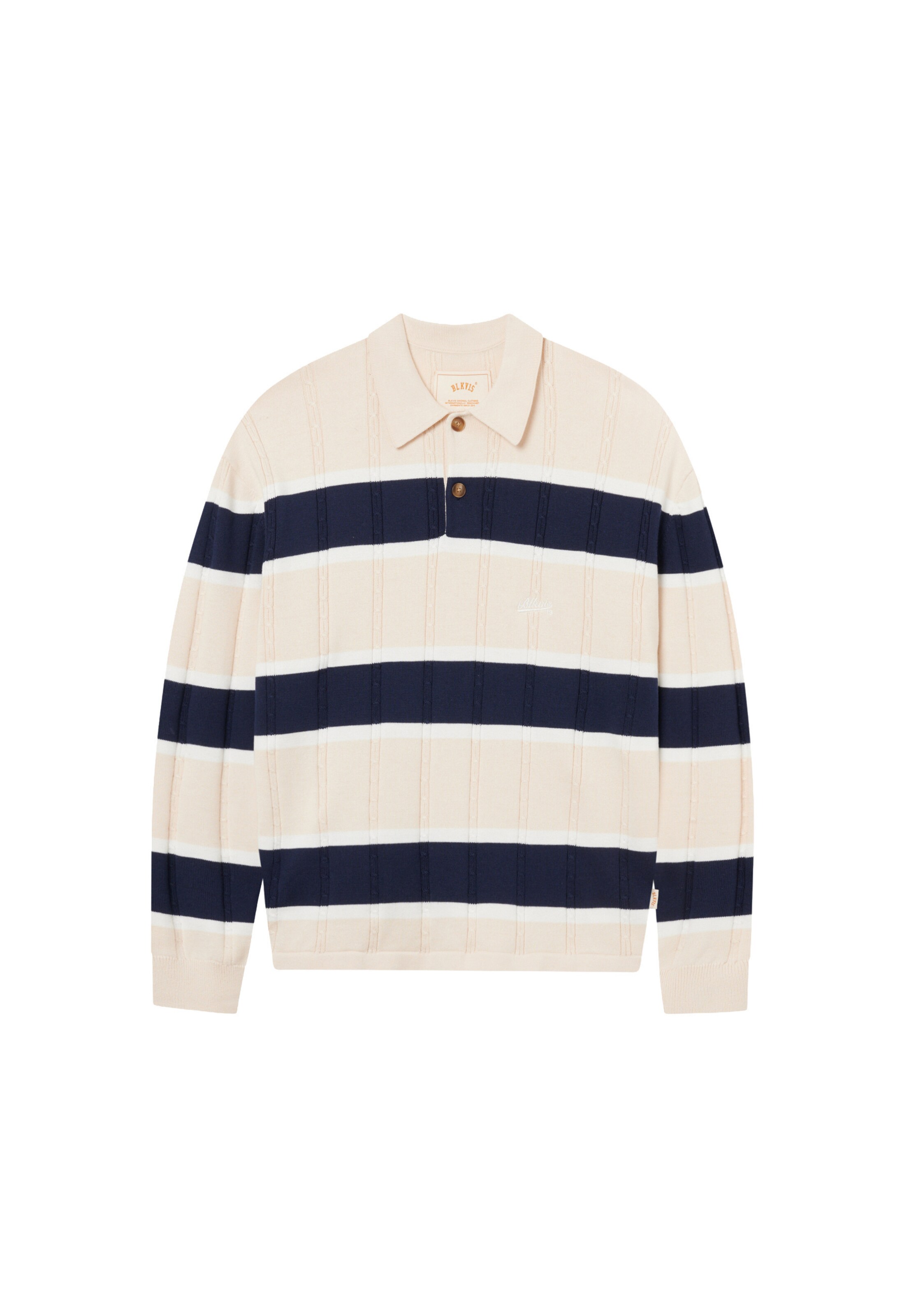 Pull-over BLKVIS en beige : devant