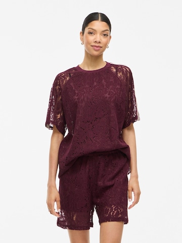 VILA Blouse 'VIOline' in Rood: voorkant