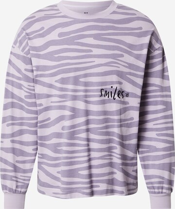 Smiles Shirt 'Noel' in Purple: front