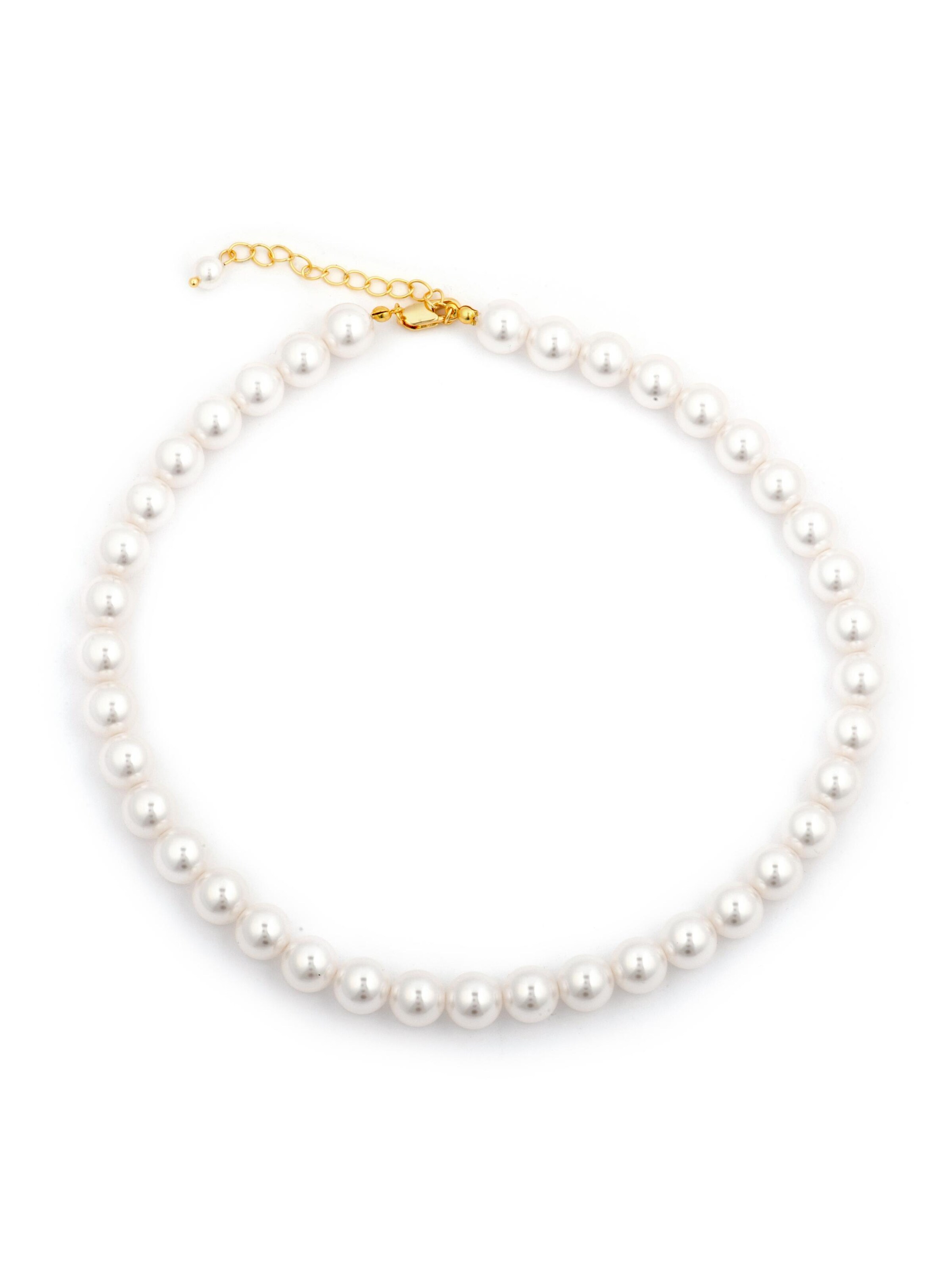 Luxenter Necklace 'Jamel' in White: front