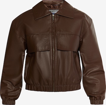 Veste mi-saison DreiMaster Vintage en marron : devant