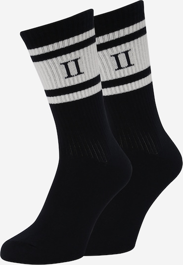 Les Deux Socken 'William' in dunkelblau / offwhite, Produktansicht