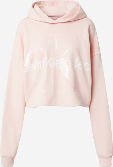 Calvin Klein Jeans Sweater majica u roza / bijela, Pregled proizvoda