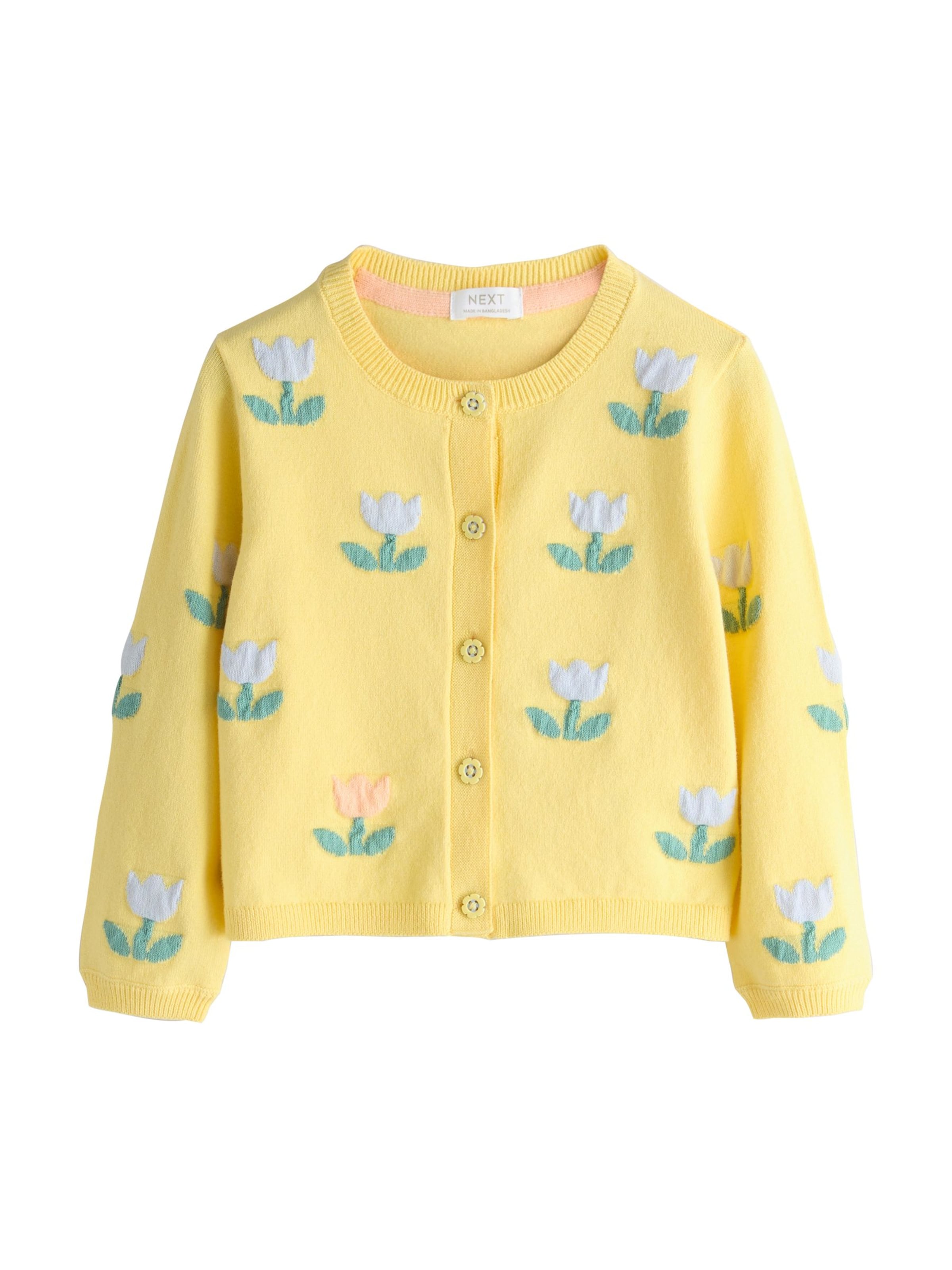 Next Strickjacke in Gelb: Vorderseite