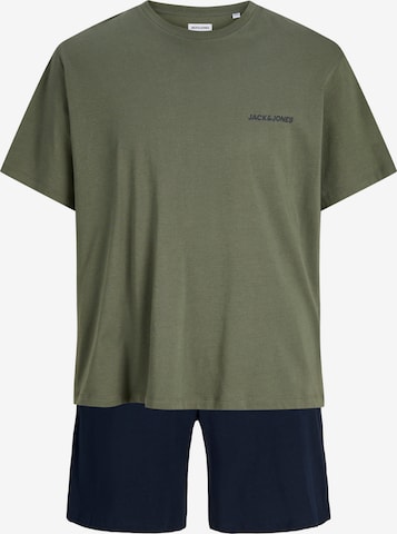JACK & JONES - Pijama corto 'JACEVEREST' en verde: frente