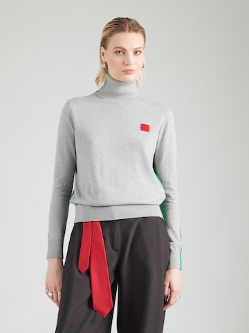 Pull-over 'QUADRO' MAX&Co. en gris : devant