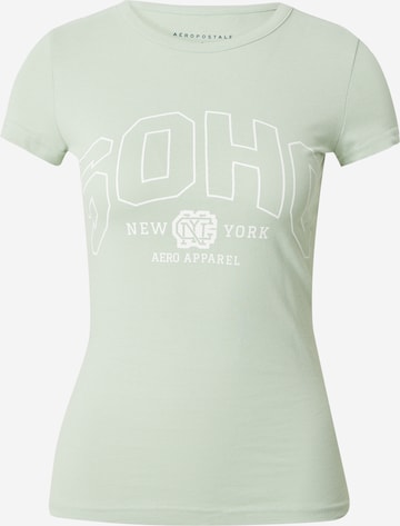 AÉROPOSTALE Shirt 'SOHO' in Groen: voorkant