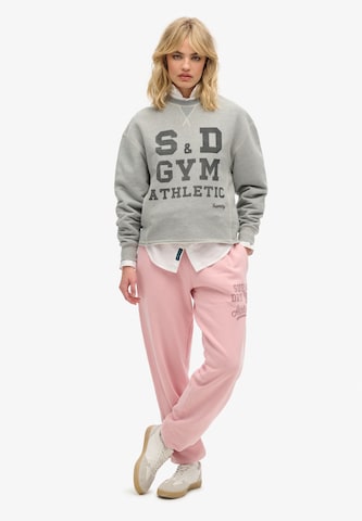 Superdry Loosefit Παντελόνι σε ροζ