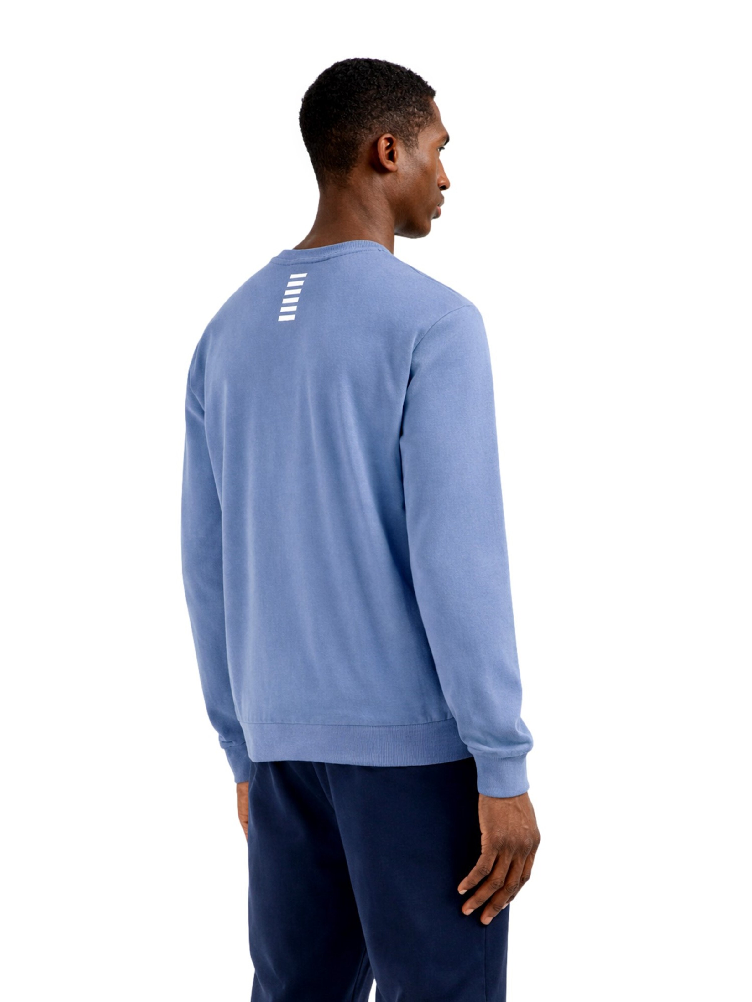 Sweat-shirt EA7 Emporio Armani en bleu
