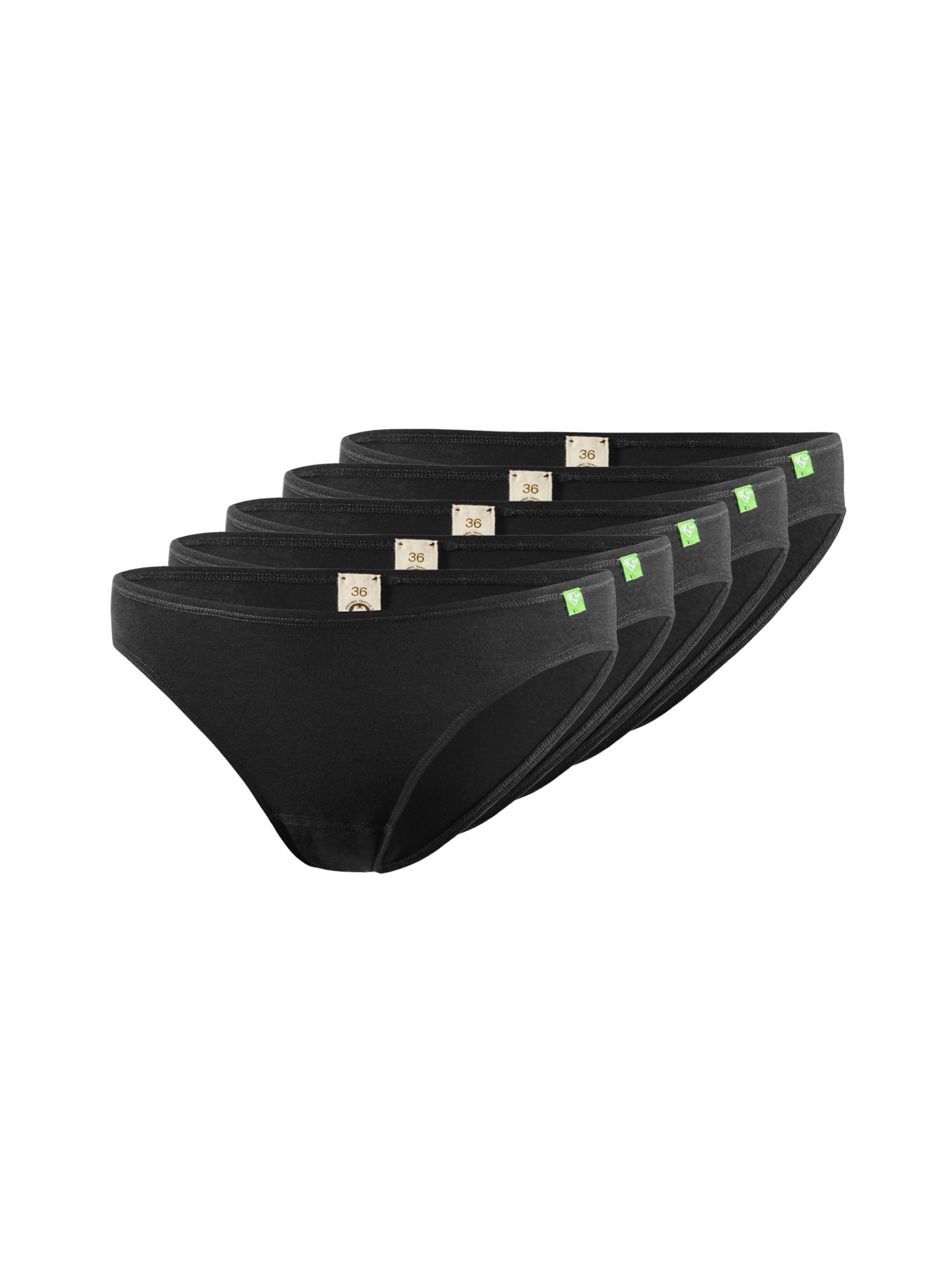 kleiderhelden Slip 'Tease 5er'‌‌‌‌‌‌‌‌ in Schwarz: Vorderseite