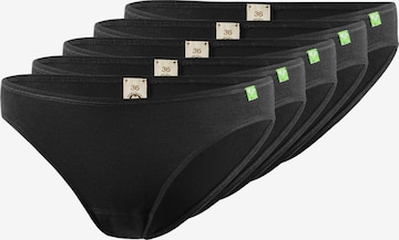 kleiderhelden Slip 'Tease 5er' in Schwarz: Vorderseite