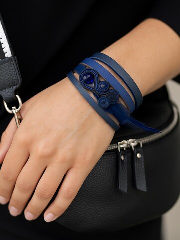 COLLEZIONE ALESSANDRO Bracelet 'India' in Blue