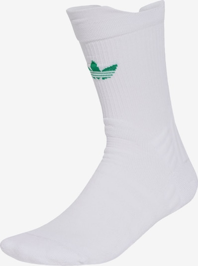 ADIDAS PERFORMANCE Chaussettes de sport 'Tennis Crew 1 Pair' en vert / blanc, Vue avec produit