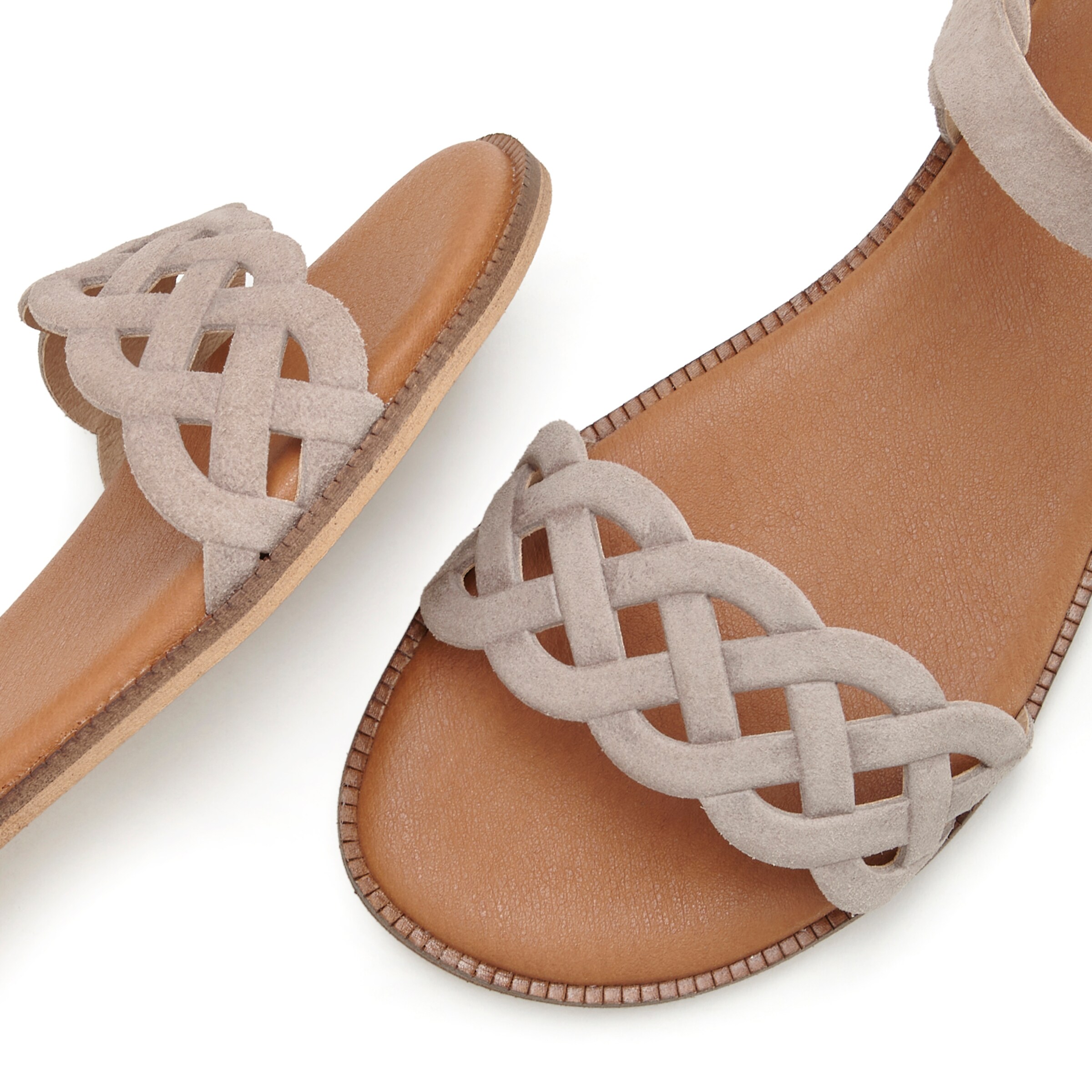 bēšs LASCANA Sandales