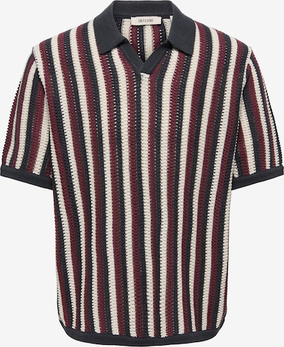 Only & Sons Neulepaita 'ONSTHUE' koossa S värissä tummansininen / burgundin punainen / luonnonvalkoinen, Tuotenäkymä